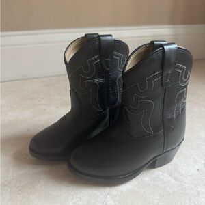 Toddler Leather Cowboy Boots